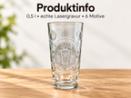 Dubbeglas 0,5 l mit Lasergravur  6 Motive zur Auswahl