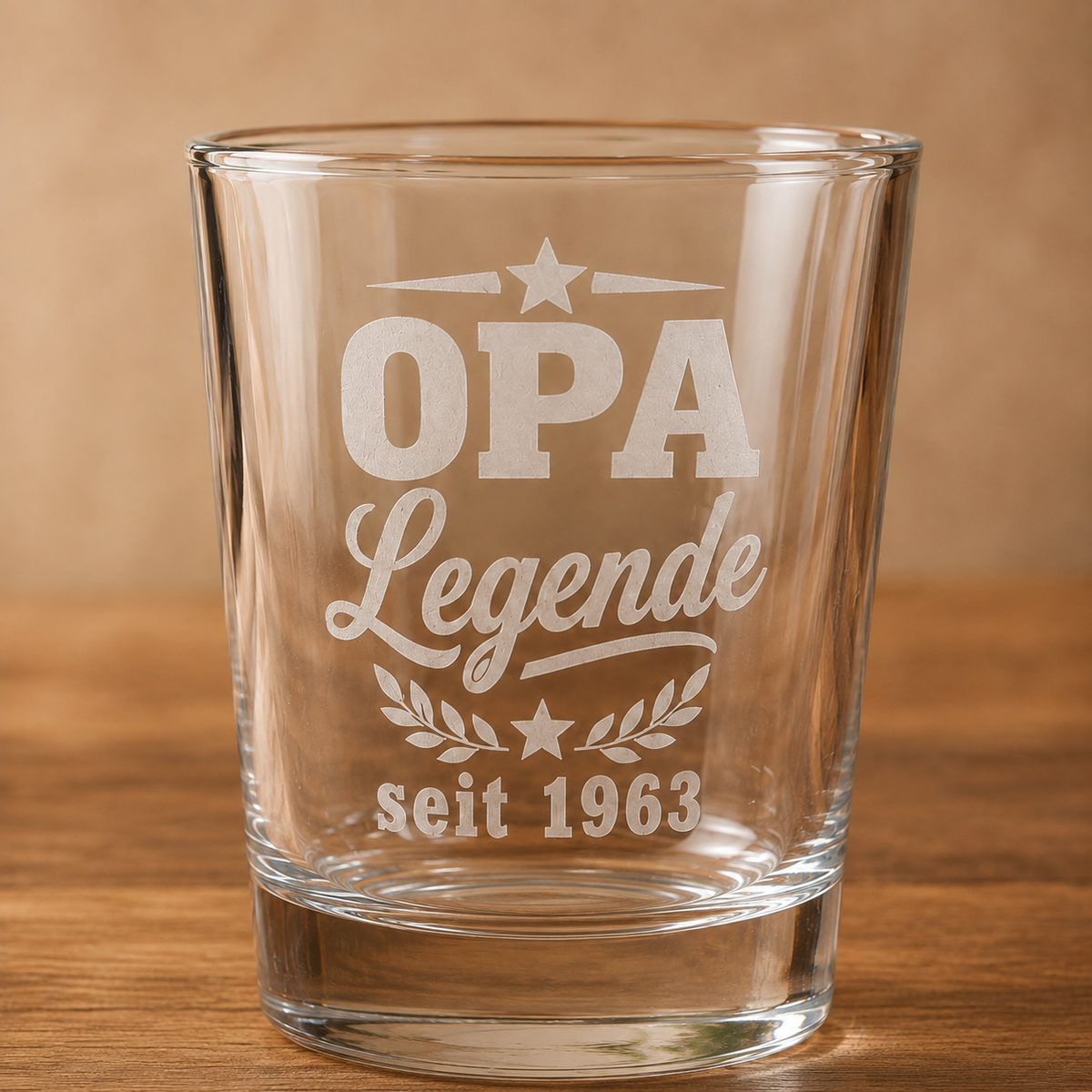 Personalisiertes Schnapsglas für Papa oder Opa – Legende seit Wunschjahr