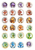 Rub-On Transfersticker Dinosaurier – DIN A4 Motivbogen