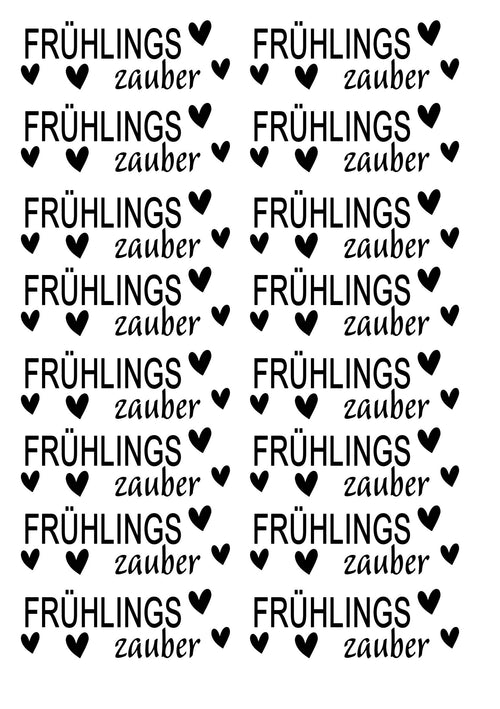 Rub-On Frühling – DIN A5 | 4 Motive zur Auswahl – Produktbild 2