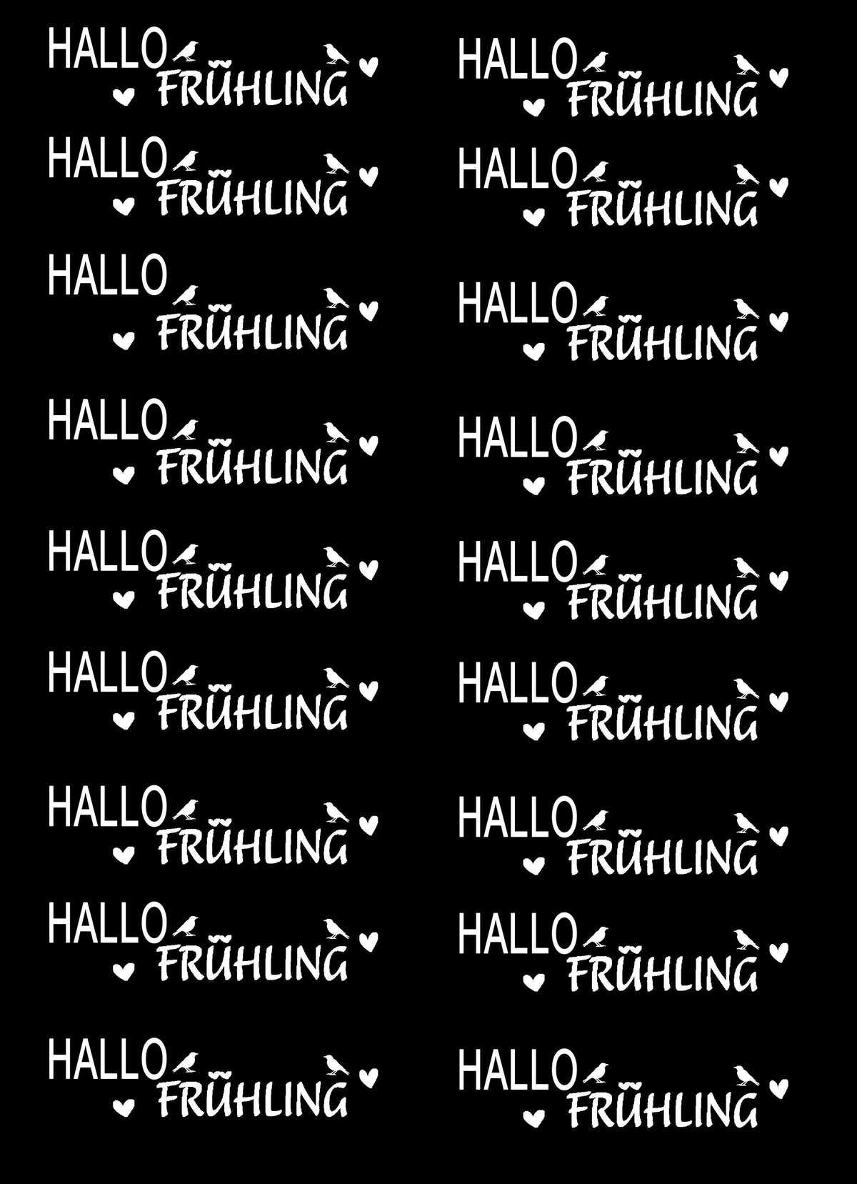 Rub-On Frühling – DIN A5 | 4 Motive zur Auswahl – Produktbild 4