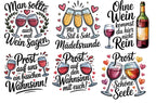 Rub-On Farbige Weinsprüche – 4 Folien zur Auswahl – Produktbild 9