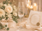 Sektglas 200 ml zur Hochzeit – mit Namen und Datum