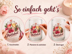 Rub-On Motivbogen Mädelsabend DIN A4 – 12 UV-DTF Motive für Freundinnen, Gläser, Geschenke & Girls Night